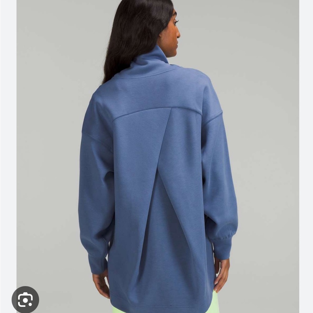 Lululemon Modal Blend Turtleneck Tunic, sz 2 water drop blue